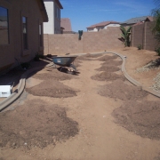 Before Grass Landscaping