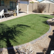 After Grass Landscaping